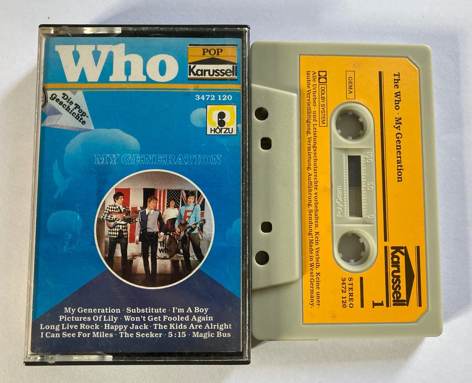 The Who ‎– My Generation cassette compilation Karussel Germany 1982 - Image 2 of 4