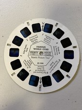 View Master Reel Famous World Cities Scenic Picture Tour
