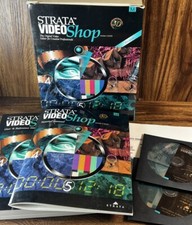 Vintage Strata Video Shop Digital Video Editor Macintosh 4.0 Big Box - COMPLETE