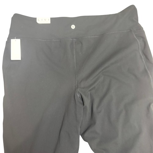 Pantaloni LIVI for Lane Bryant neri morbidi svasati taglie forti 26/28 Activewear - Foto 7 di 8