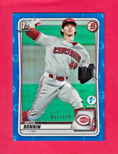 BRYCE BONNIN 2020 Topps 1st Bowman Draft 1st Edition BLUE FOIL /150 BD-74 C Reds