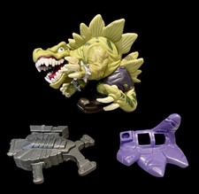 Vintage Mattel 1996 Street Sharks Extreme Dinosaurs Stegz Figure Armor Launcher