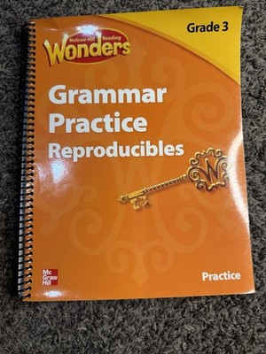 McGraw Hill Publications Wonders Grammar Practice Grade 3 Practice Book