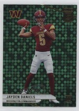 2024 Panini Donruss Elite Rookies Green Disco Jayden Daniels #165 19zq