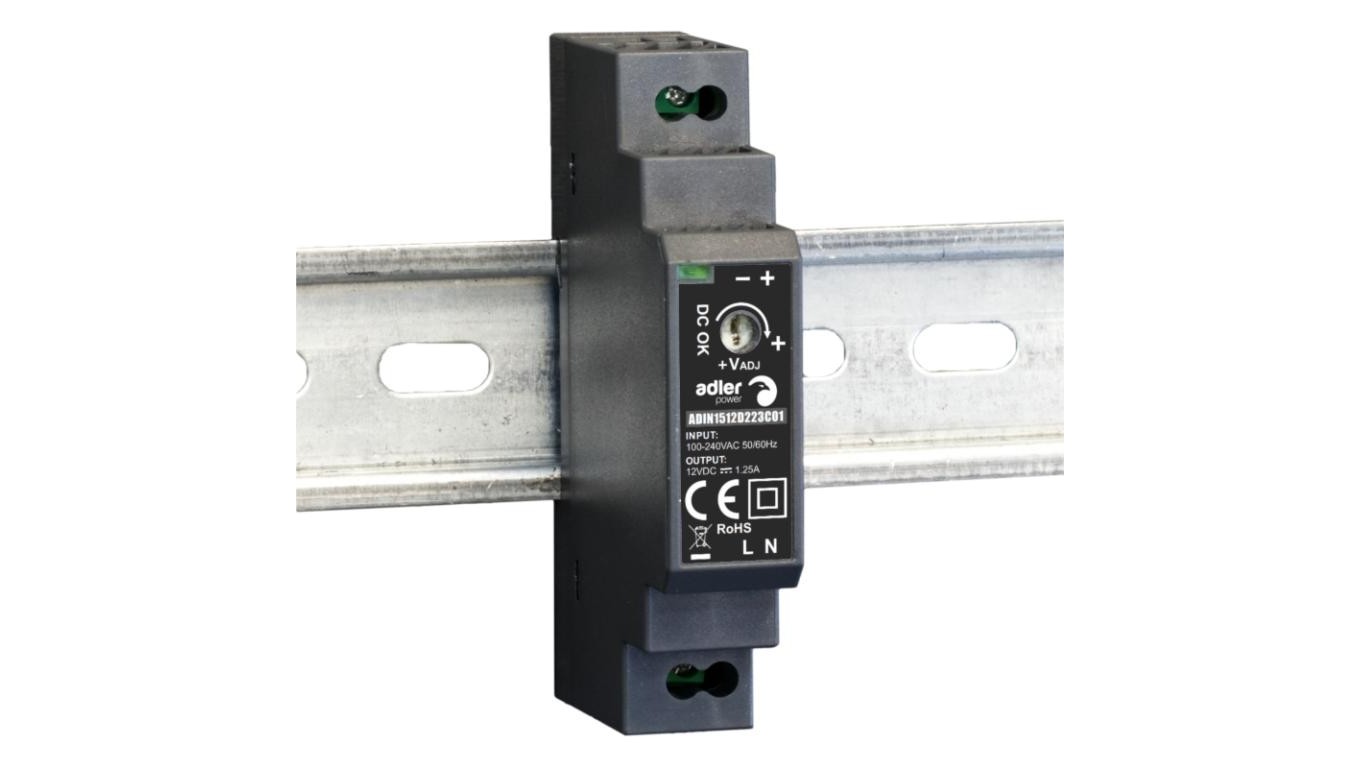 5902135166703 Zasilacz DIN 12V 15W ADIN1512 Adler Adler Power 4290₽