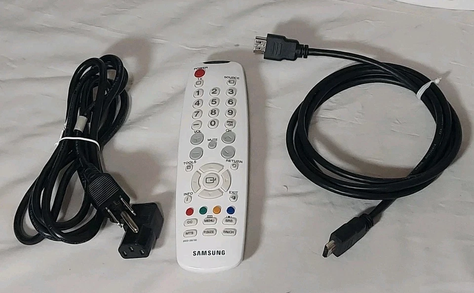 Samsung LN19A451C1DXZA 19 inch LCD TV HDMI 720p Flat Gaming Television Remote - Image 2 of 4