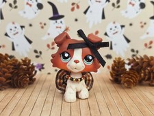 Littlest Pet Shop LPS Handmade Autumn Skirt Collar & Bow Outfit Set 3pc