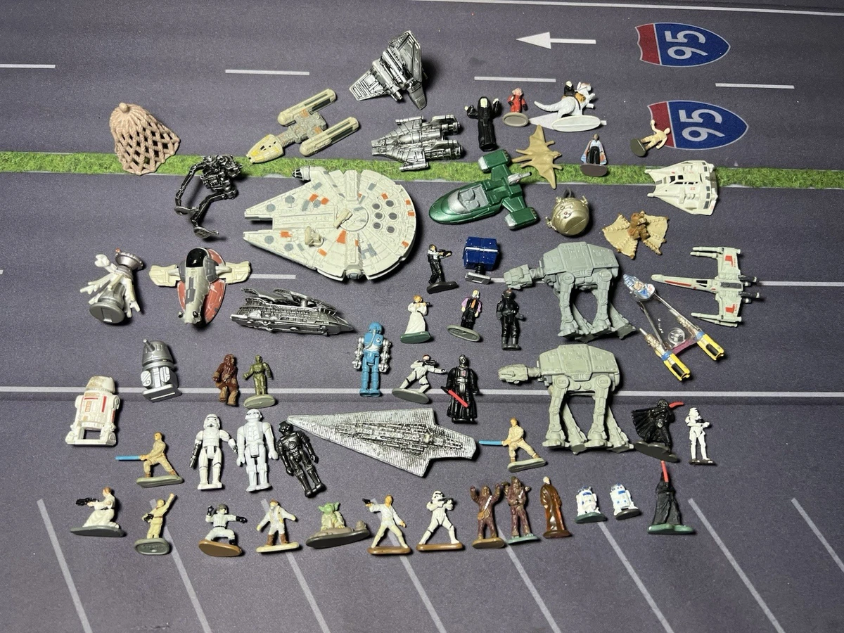 Lot De 72 Figurines MicroMachines Star Wars Action Fleet – Vaisseaux Et Navettes (Neufs, Dans Emballage Réplique)