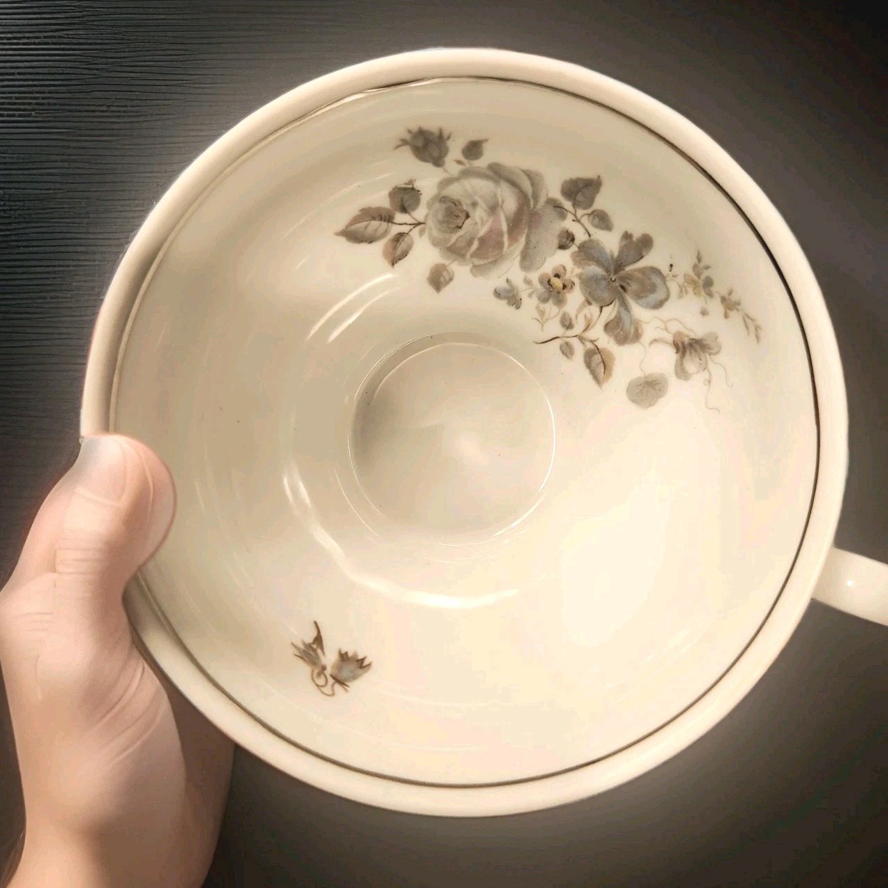 Winterling Schwarzenbach Tea Cup & Saucer Bone China Bavaria, Germany 1955 Mint