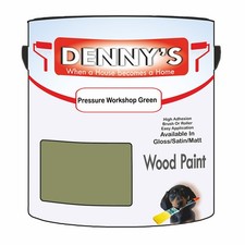 Dennys Wood Sheds Paint - Pressure Workshop Green