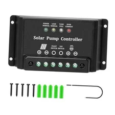 10A Solar Water Pump Controller, Zuomeng DC Pump Controller Compatible with 