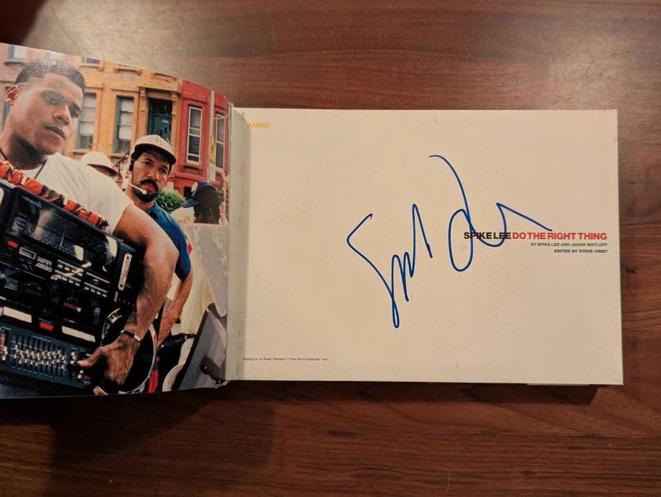 SIGNED Spike Lee: Do The Right Thing Book Behind Scenes - Image 2 of 4