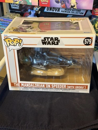 Funko POP Rides Star Wars THE MANDALORIAN ON SPEEDER WITH GROGU #579