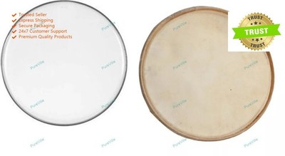 Profi Qualität Dhol Zubehör Drum Head und Treble Skin Set in 12'' Zoll