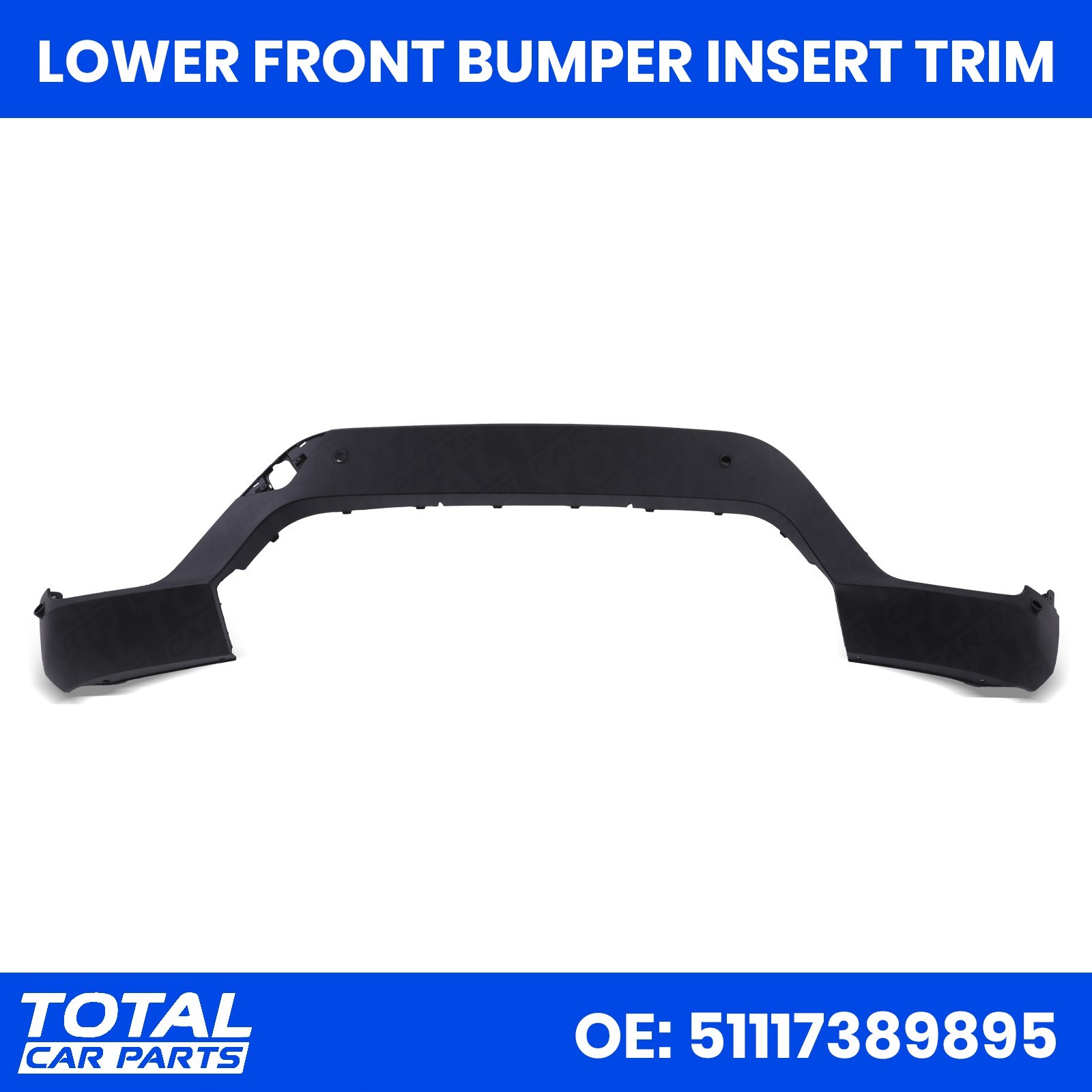 FRONT BUMPER AERO SPLITTER TRIM WITH PDC FOR BMW X3 F25 LCI NON M SPORT 14-17