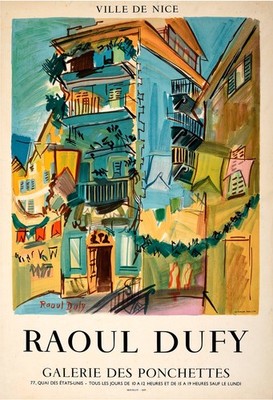 Raoul Dyfy Exhibition Poster 20x28 museum quality