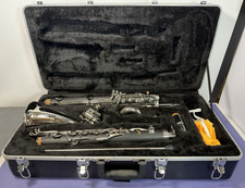 Giardinelli GBC-300 Bass Clarinet 2-Piece Body w/ Case  Mouthpiece   AS IS