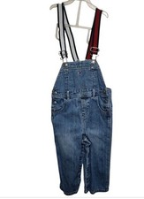 Tommy Hilfiger Baby Boys Sz 18-24 MONTHS Jean Bib Overalls Farm Country Boy Cozy