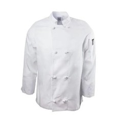 Chef Revival J050-XL White Long Sleeve Double Breasted Chef Jacket - XL