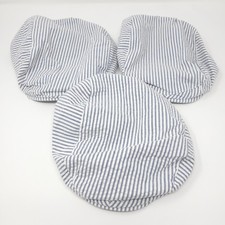 NWT Crazy 8 Newsboy Set of 3 Caps Hat Grey Striped 4T-5T 7-8 10-14 Matching
