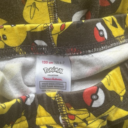Hanna Andersson • Pokémon • Pikachu and Snorlax Pajamas Shorts Sets • size 6/7 - Picture 5 of 5