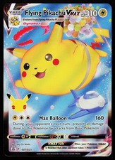 Carta Pokemon Flying Pikachu VMAX 007/025 Holo rara celebrazioni