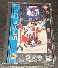 ESPN National Hockey Night Sega CD 1994 CIB Complete Game Case & Manual