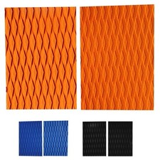 2 Pieces EVA Groove Pattern Surfboard Kiteboard Traction Pad