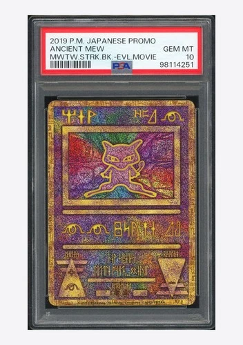 Pokemon PSA 10 Ancient Mew Mewtwo Strikes Back Movie Promo 2019 Japanese C-16