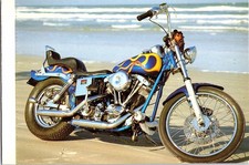 Harley-Davidson Chopper Don Morley Continental Chrome Postcard