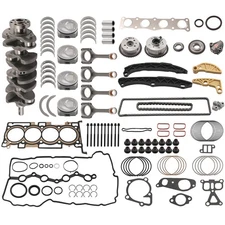 G4KJ Engine Rebuild Overhaul Kit Crankshaft Rods Timing VVT For Hyundai Kia 2.4L