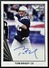 TOM BRADY 2016 LEAF ULTIMATE DRAFT #BA-TB1 ON CARD AUTOGRAPH PATRIOTS AUTO