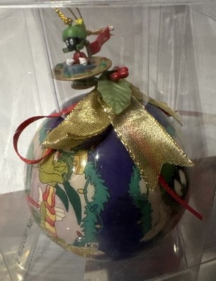 Looney Tunes Marvin The Martian And K9 Ornament Ball Matrix Warner Bros. 1997