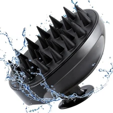 Scalp Massager Shampoo Brush, Hair Scrubber Shower Brush Black 