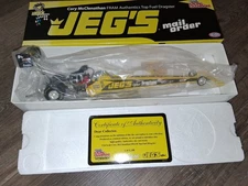 ( Rare ) Jegs 1.24scale Cory McClenathan Top Fuel Dragster NIB((Read Ad Plz))