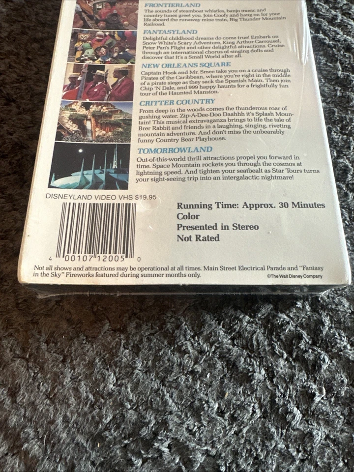 A Day At Disneyland - The Happiest Place on Earth VHS Video  New Sealed HTF - Image 4 of 4