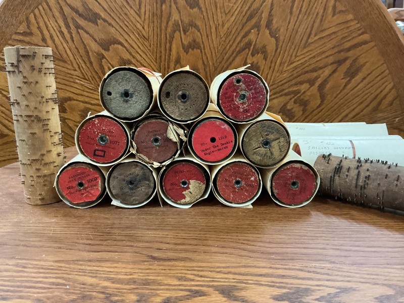 lot of 16/original gem/concert roller organ cobs, Listing L
