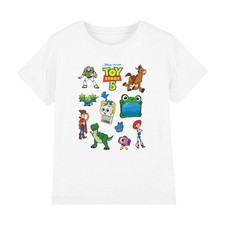Image of Disney Toy Story 5 Toy Selection Kids T-Shirt 3-8 Years, White