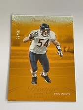 2024 Panini Prestige Bears Brian Urlacher Xtra Points Orange /50 #56