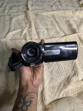 Sony DCR-SX45 (30 GB) Hard Drive Camcorder (Black) + Carrier & Cords