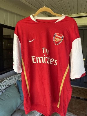 Vintage Fly Emirates Red Arsenal Jersey Nike XL | eBay
