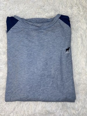 B. Draddy Men s M Two Tone Blue Long Sleeved Tee. Soft, Comfortable