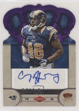 2012 Crown Royale Rookie Signatures Purple 9/25 Cory Harkey #18 Auto 0b2