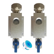 2PCS Air Compressor Accessories for Shop Air Line Kit 3/4 Inch with 1/2 Inch ...