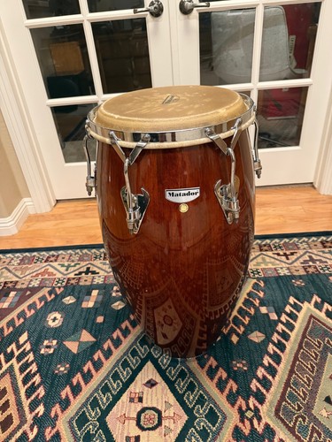 Latin Percussion Matador Conga Drum with Traditional Rim
