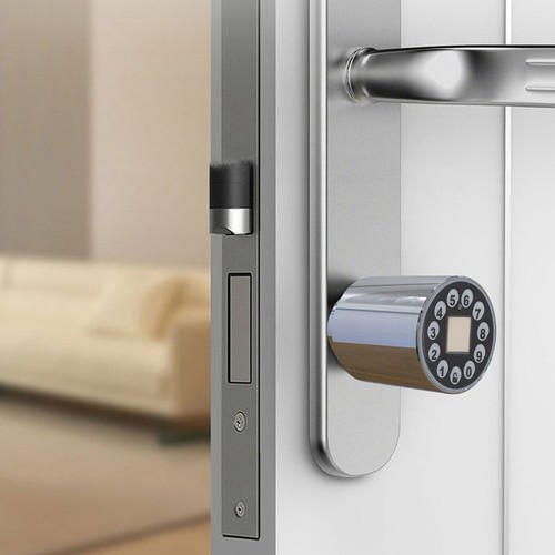 Smart Cylinder Lock Remote BT APP Password Unlocking Keyless Entry Fingerpri HOT - Picture 4 of 12