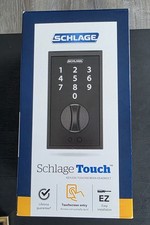 Schlage Touch Century Keyless Lock Merano Lever BE375 V CEN 622 Matte Black NEW