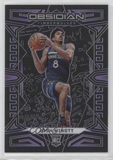 2022-23 Panini Obsidian Electric Etch Purple 22/99 Josh Minott #186 1i2y