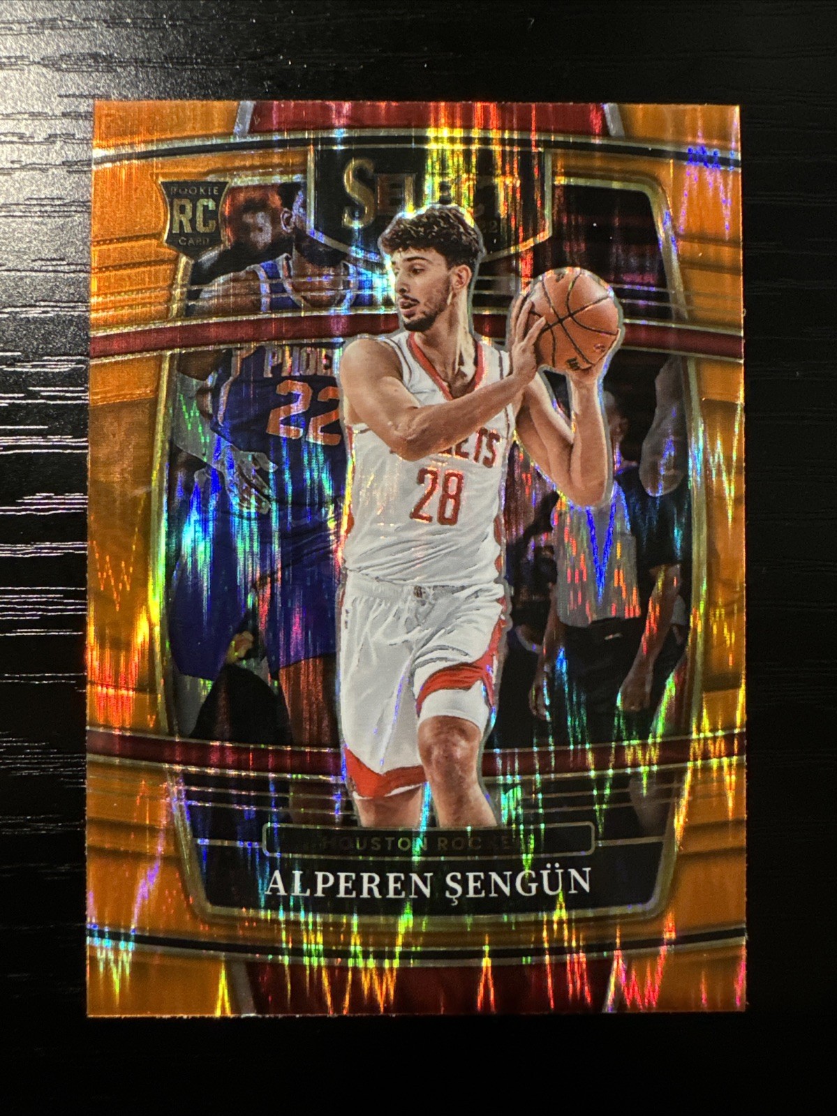 2021-22 Panini Select - Concourse Alperen Sengun #19 Orange Flash Prizm (RC)