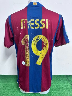 MAGLIA BARCELONA MESSI AUTOGRAFATA NO MATCH WORN SHIRT JERSEY